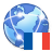 Utilisation d'un navigateur standard vers le site en français.